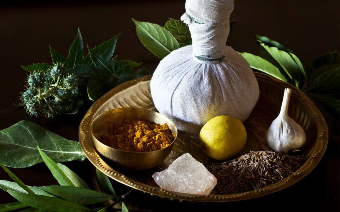 Kerala Ayurveda herbs and oils